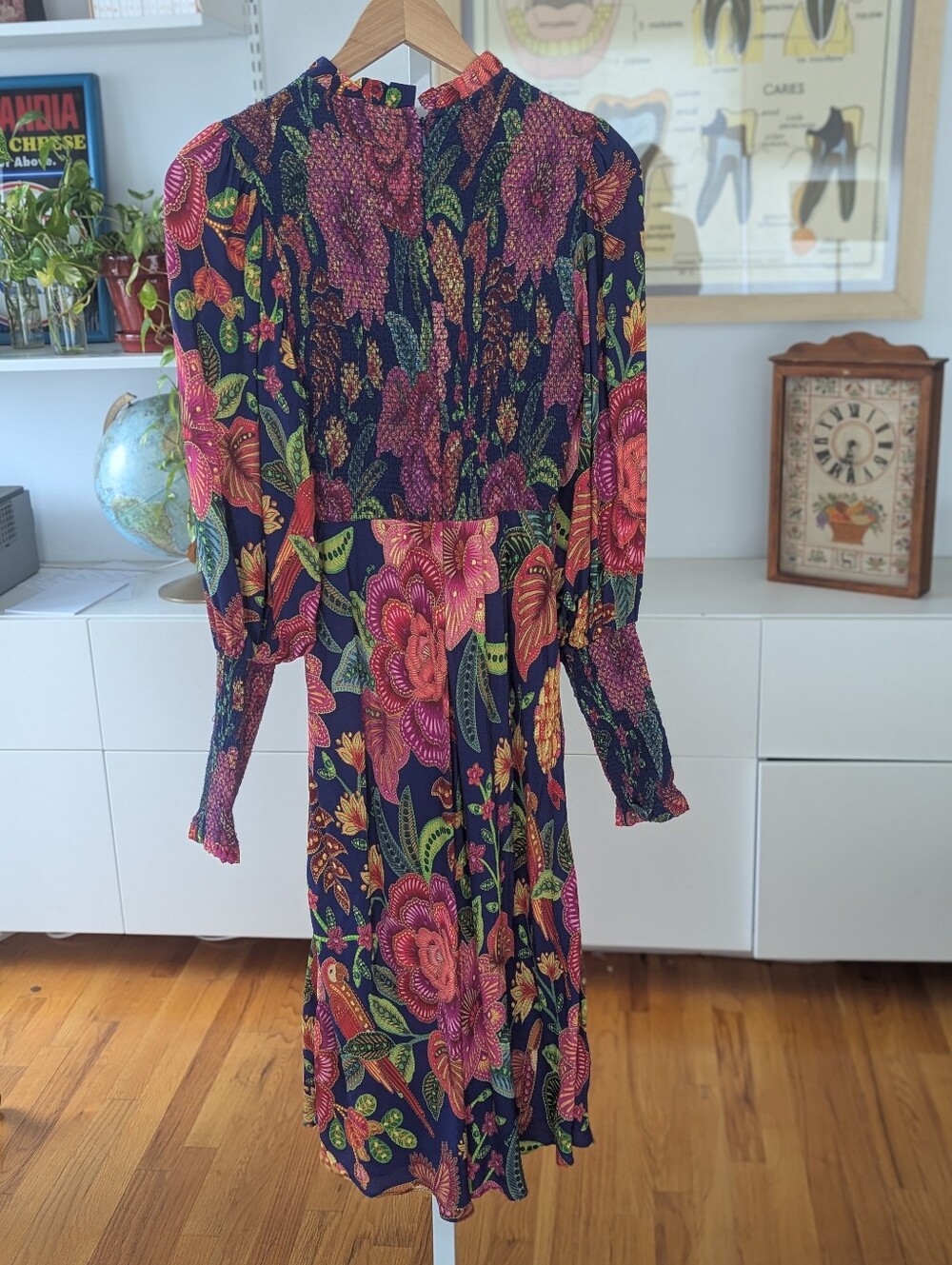 Farm Rio Macaw Bloom Floral Dress XS - Picture 3 of 13